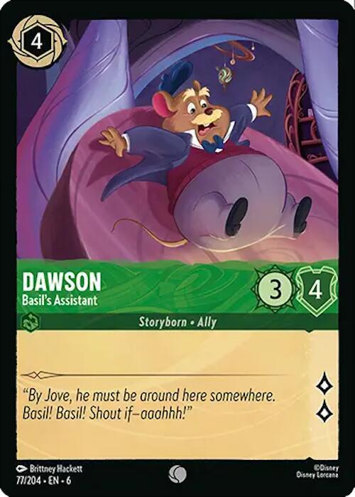 Lorcana - Dawson - Basil's Assistant - Azurite Sea (6)