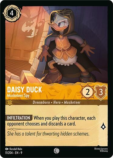 Lorcana - Daisy Duck - Musketeer Spy - Fabled (9)