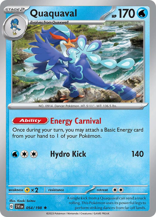 Pokemon - Quaquaval - 054/198 - Deck Exclusives (PR)