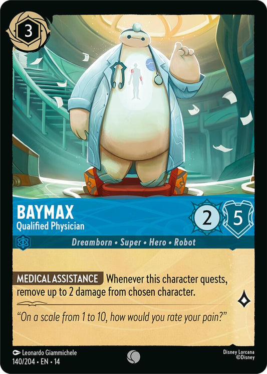 Lorcana - Baymax - Qualified Physician - Hyperia City (14)