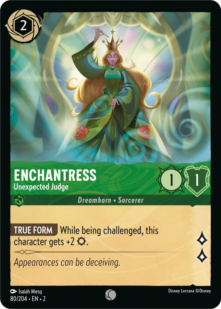 Lorcana - Enchantress - Unexpected Judge - Rise of the Floodborn (2)