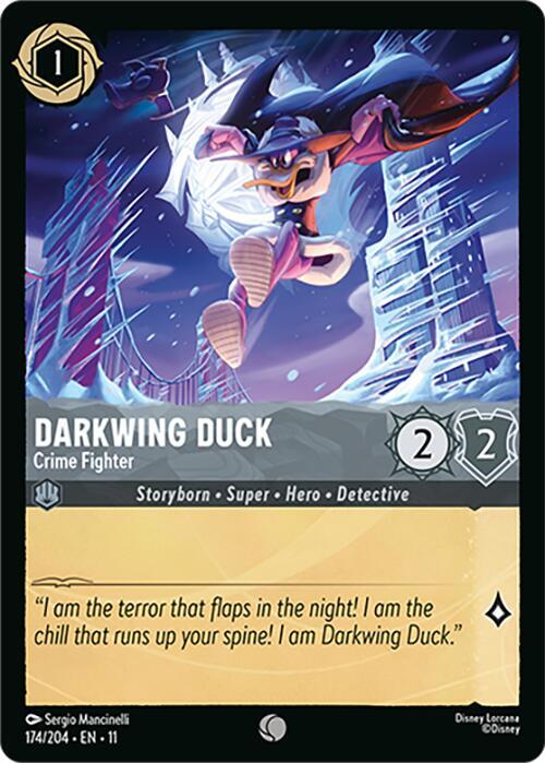 Lorcana - Darkwing Duck - Crime Fighter - Cold Foil - Winterspell (11)