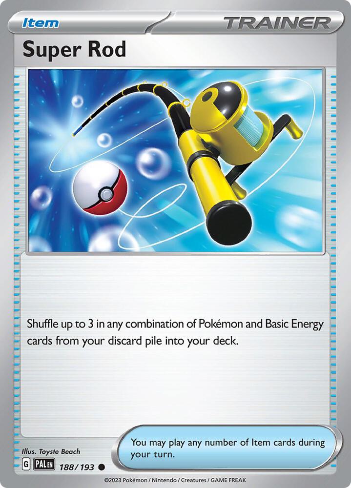 Pokemon - Super Rod - 188/193 - SV02: Paldea Evolved (PAL)