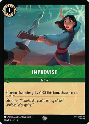Lorcana - Improvise - Cold Foil - Fabled (9)