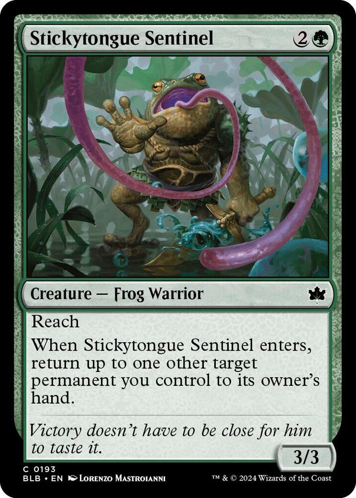 MTG - Stickytongue Sentinel - Bloomburrow (BLB)
