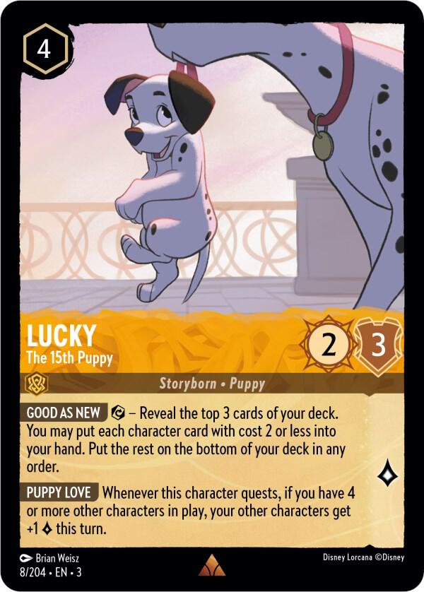 Lorcana  - Lucky - The 15th Puppy - Into the Inklands (3)