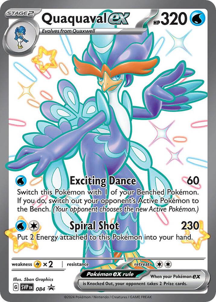 Pokemon - Quaquaval ex - 084 - SV: Scarlet & Violet Promo Cards (SVP)