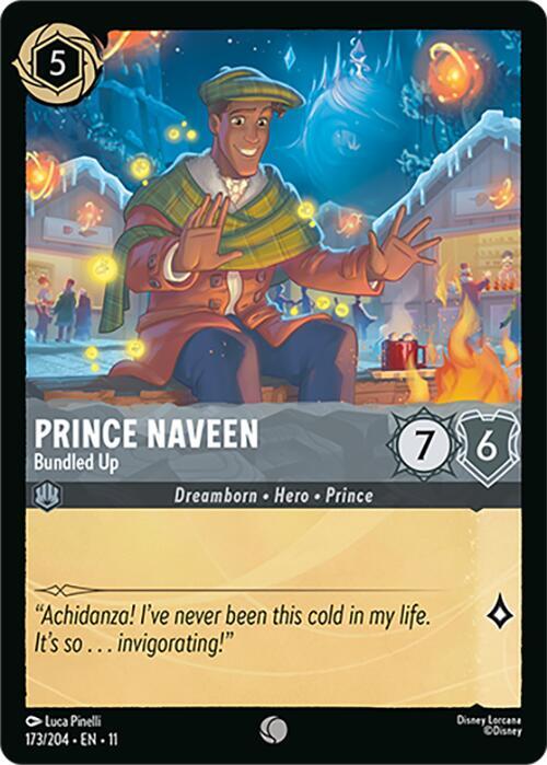 Lorcana - Prince Naveen - Bundled Up - Cold Foil - Winterspell (11)