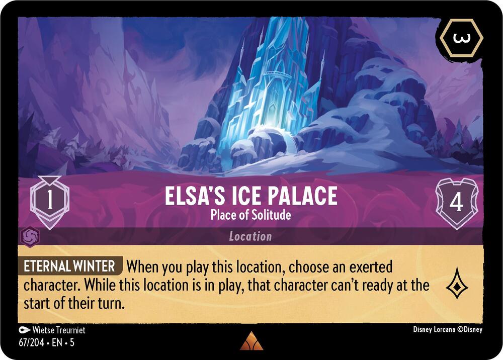 Lorcana - Elsa's Ice Palace - Place of Solitude - Shimmering Skies (5)