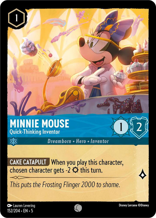 Lorcana - Minnie Mouse - Quick-Thinking Inventor - Shimmering Skies (5)