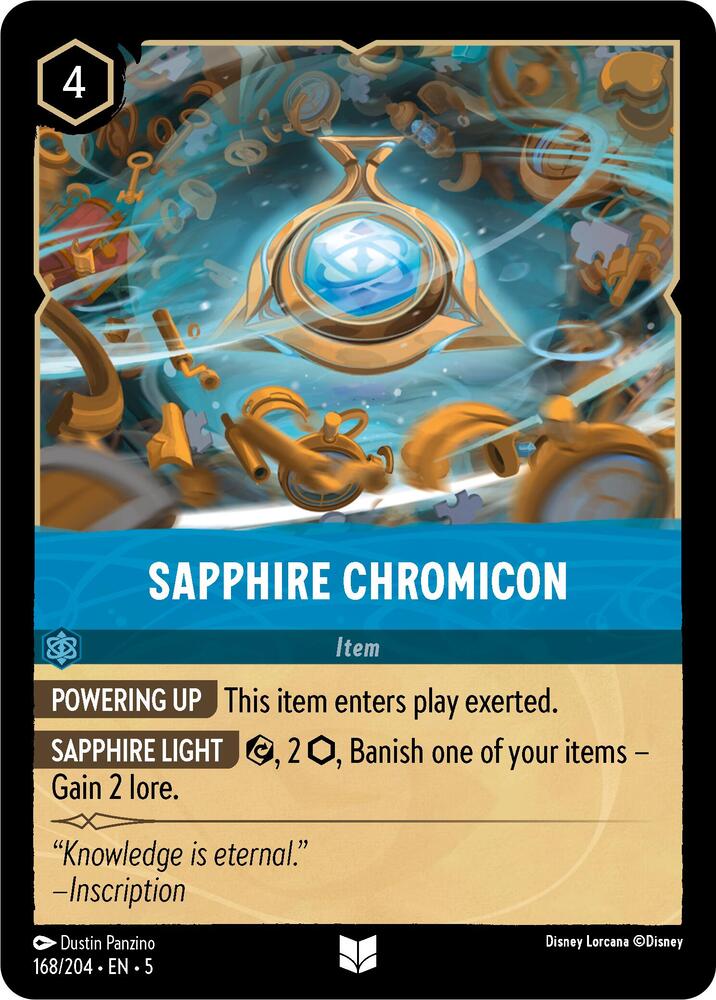 Lorcana - Sapphire Chromicon - Cold Foil - Shimmering Skies (5)