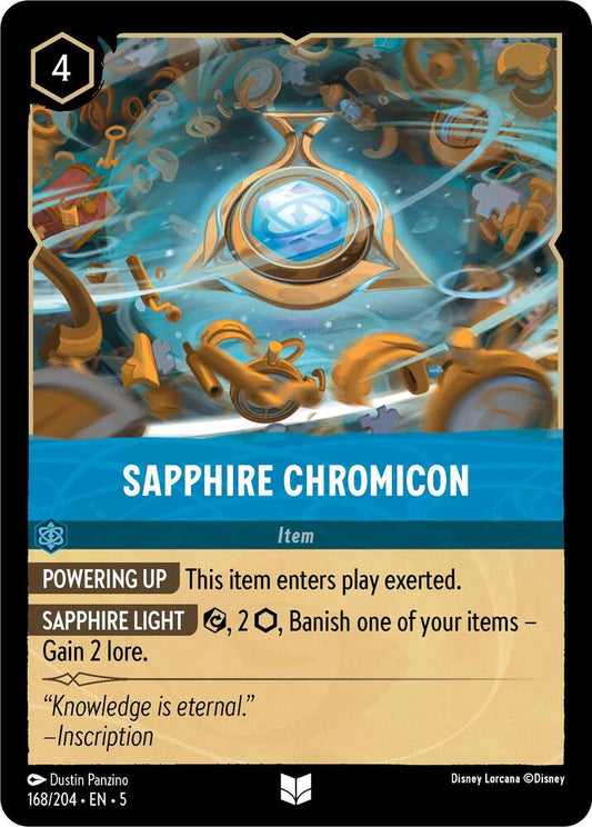 Lorcana - Sapphire Chromicon - Cold Foil - Shimmering Skies (5)