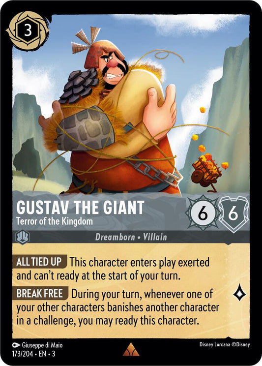 Lorcana - Gustav the Giant - Terror of the Kingdom - Cold Foil - Into the Inklands (3)