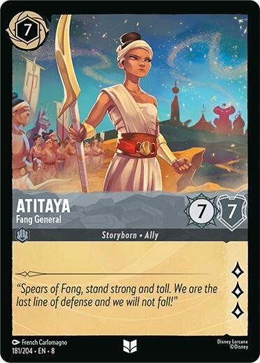Lorcana - Atitaya - Fang General - Reign of Jafar (8)