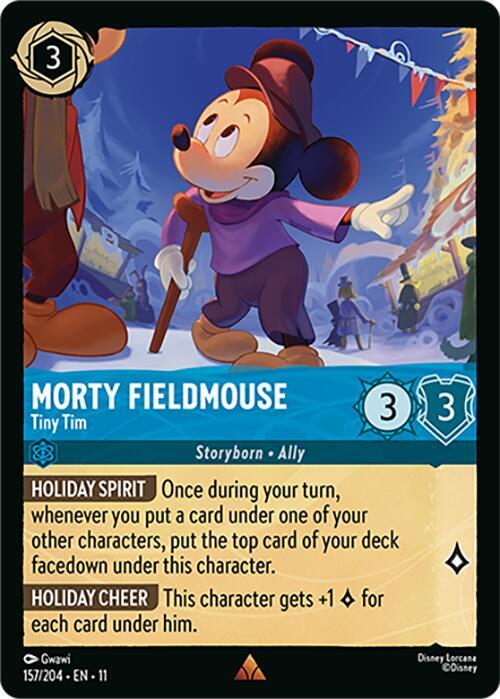 Lorcana - 
Morty Fieldmouse - Tiny Tim - Winterspell (11)