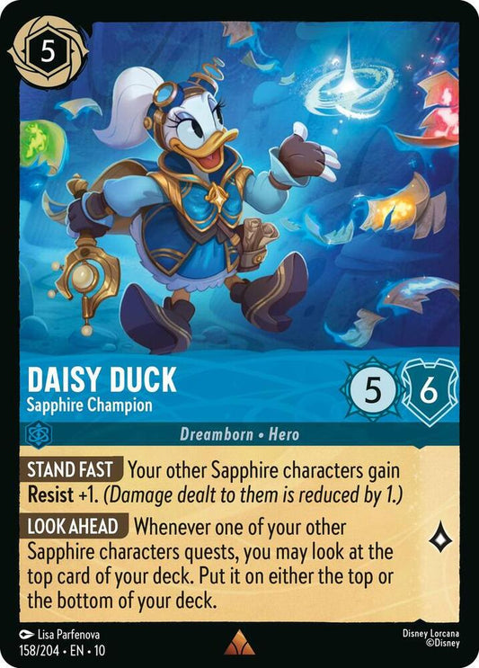 Lorcana - Daisy Duck Sapphire Champion - Whispers in the Well (10)