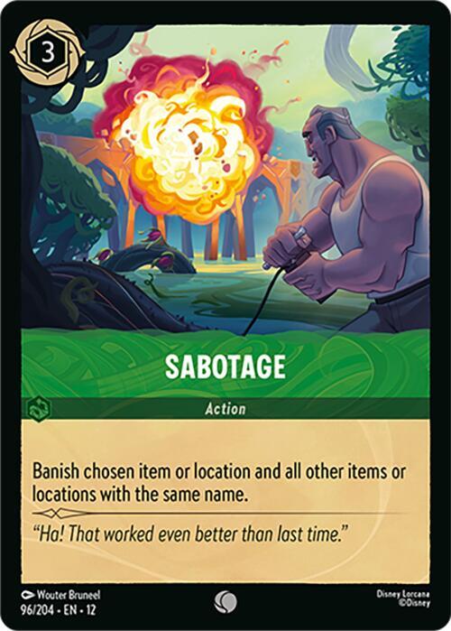 Lorcana - Sabotage - Wilds Unknown (12)