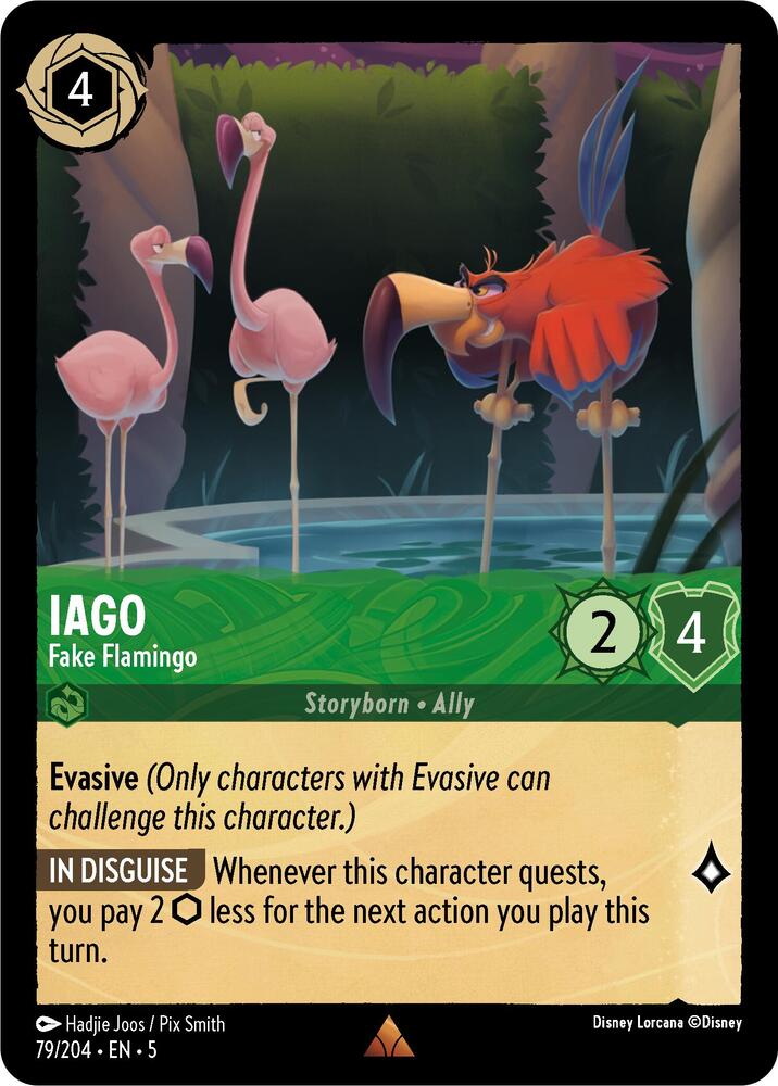 Lorcana - Iago - Fake Flamingo - Shimmering Skies (5)