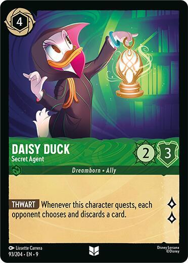 Lorcana - Daisy Duck - Secret Agent - Fabled (9)