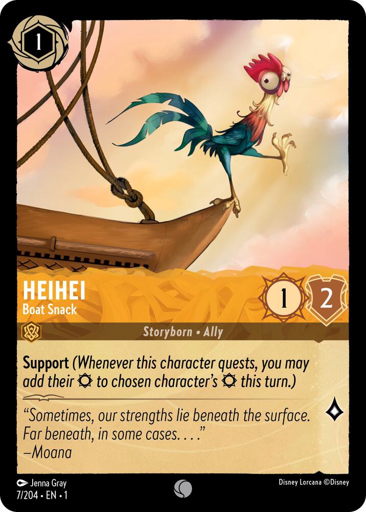 Lorcana - Heihei - Boat Snack - The First Chapter (1)