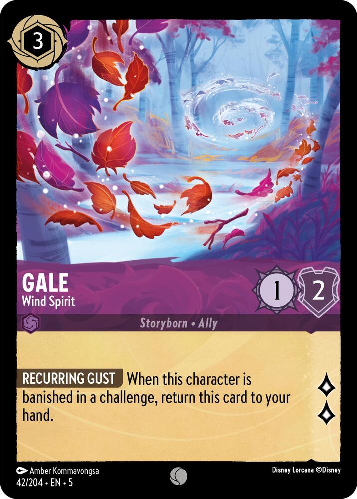 Lorcana - Gale - Wind Spirit - Cold Foil - Shimmering Skies (5)