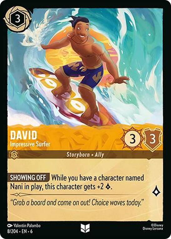 Lorcana - David - Impressive Surfer - Azurite Sea (6)