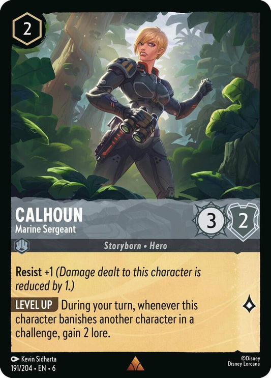 Lorcana - Calhoun - Marine Sergeant - Azurite Sea (6)