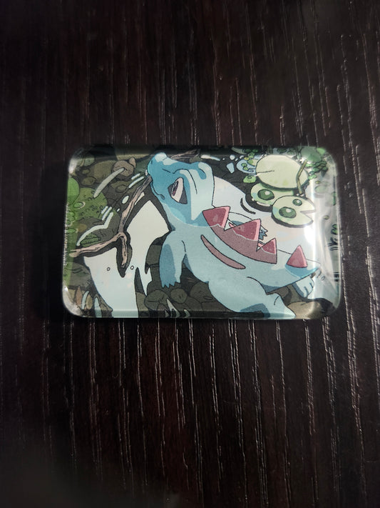 Rectangle Pokemon Theme Magnets