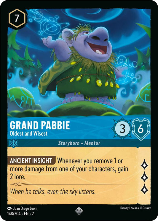 Lorcana - Grand Pabbie - Oldest and Wisest - Rise of the Floodborn (2)