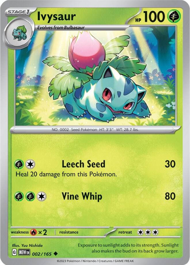 Pokemon - Ivysaur - 002/165 - SV: Scarlet & Violet 151 (MEW)
