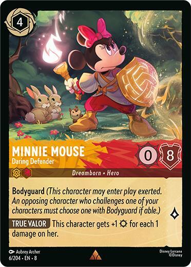 Lorcana - Minnie Mouse Daring Defender -  Reign of Jafar