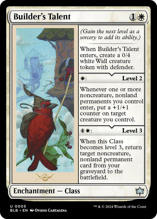 MTG - Builder's Talent - Bloomburrow (BLB)