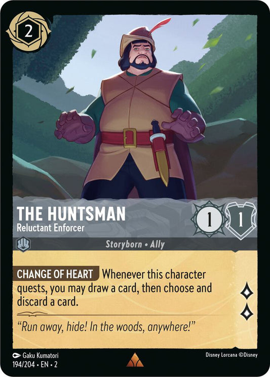 Lorcana - The Huntsman - Reluctant Enforcer - Rise of the Floodborn (2)