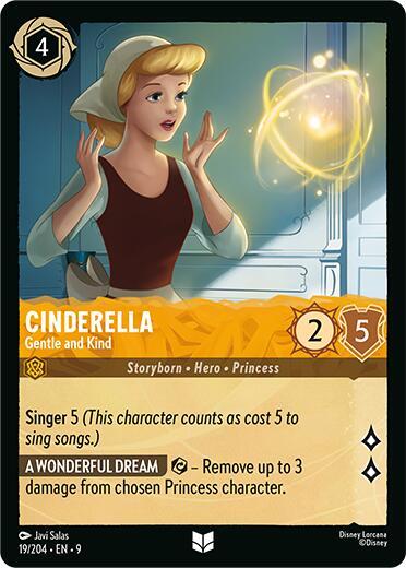 Lorcana - Cinderella - Gentle and Kind - Fabled (9)
