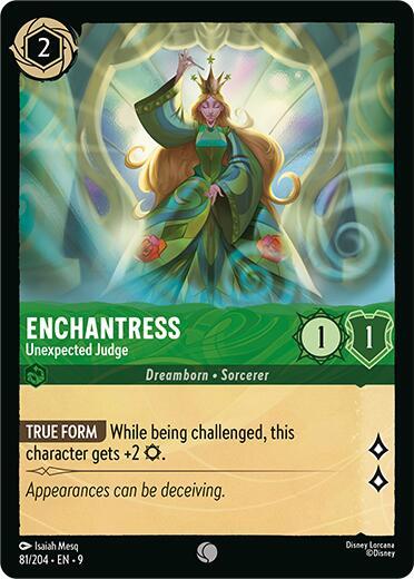 Lorcana - Enchantress - Unexpected Judge - Fabled (9)
