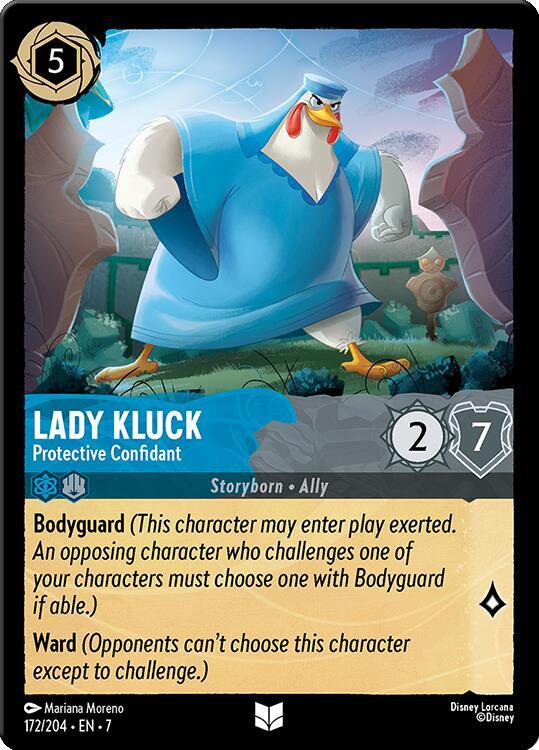 Lorcana - Lady Kluck - Protective Confidant - Archazia's Island (7)