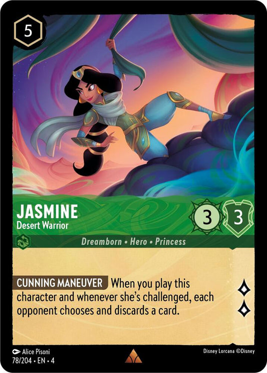 Lorcana - Jasmine - Desert Warrior - Cold Foil - Ursula's Return (4)
