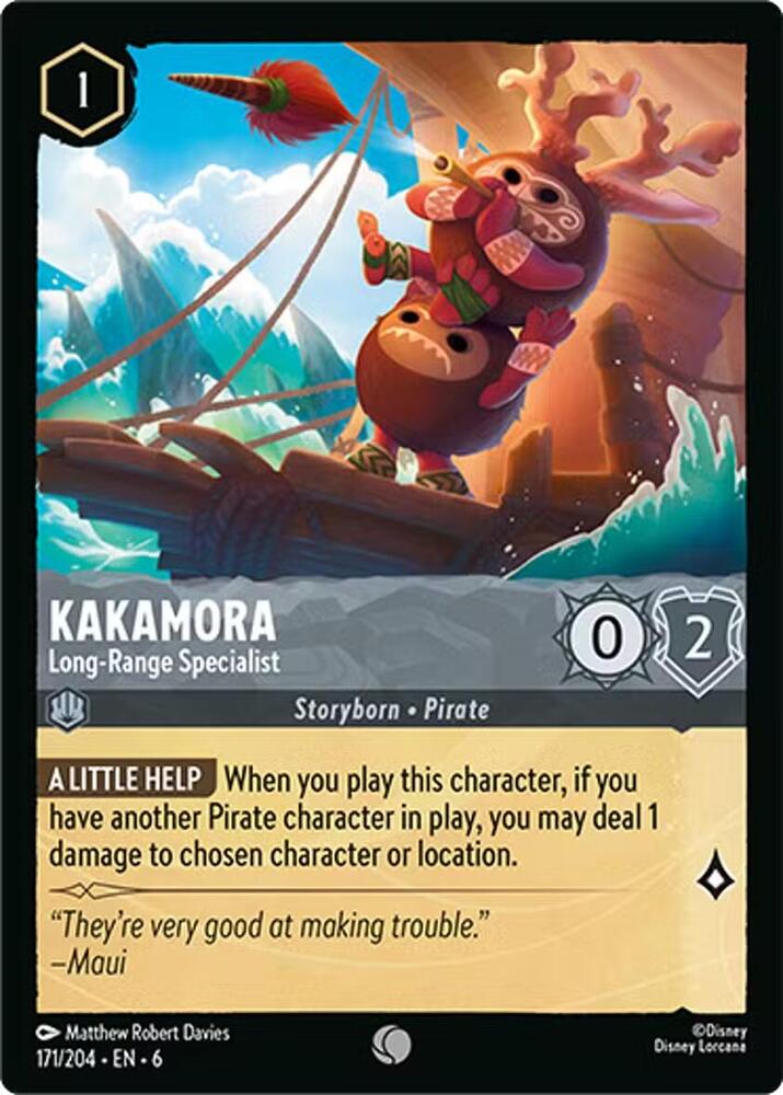 Lorcana - Kakamora - Long-Range Specialist - Azurite Sea (6)
