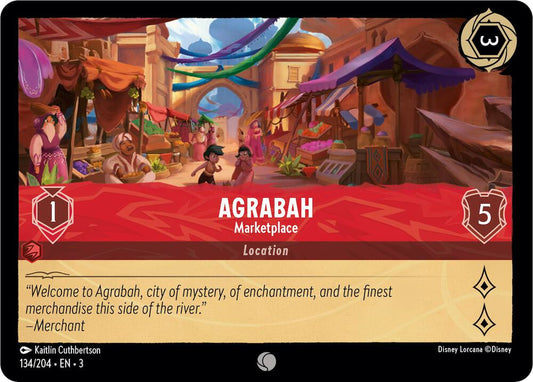 Lorcana - Agrabah - Marketplace - Cold Foil - Into the Inklands (3)