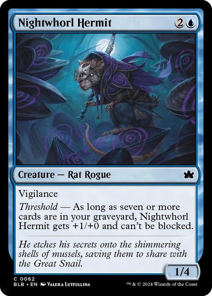 MTG - Nightwhorl Hermit - Bloomburrow (BLB)