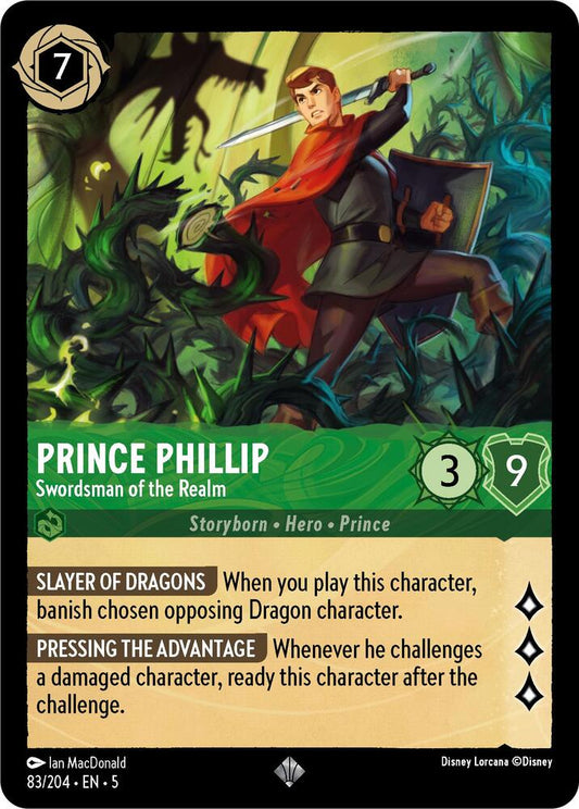 Lorcana - Prince Phillip - Swordsman of the Realm - Shimmering Skies (5)