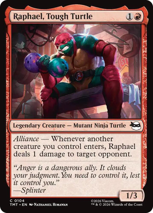 MTG - Raphael, Tough Turtle - Teenage Mutant Ninja Turtles (TMT)