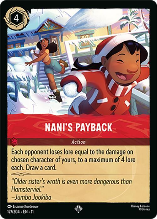 Lorcana - Nani's Payback - Winterspell (11) Cold Foil