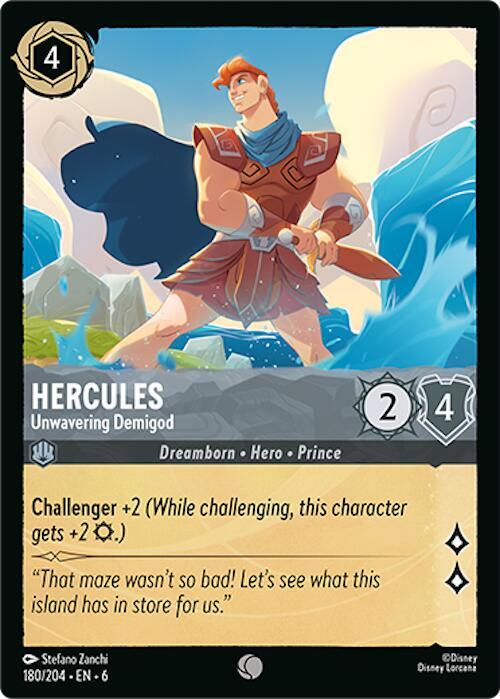 Lorcana - Hercules - Unwavering Demigod - Azurite Sea (6)