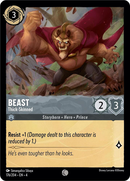 Lorcana - Beast - Thick-Skinned - Cold Foil - Ursula's Return (4)