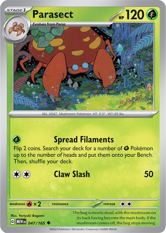 Pokemon - Parasect - SV: Scarlet & Violet 151 (MEW)