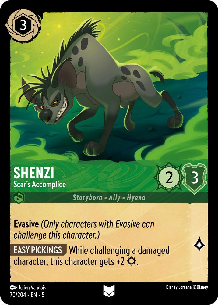Lorcana - Shenzi - Scar's Accomplice - Shimmering Skies (5)