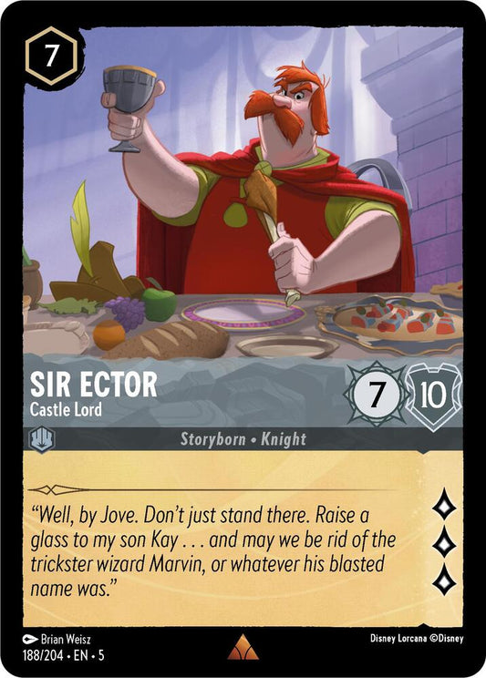 Lorcana - Sir Ector - Castle Lord - Shimmering Skies (5)