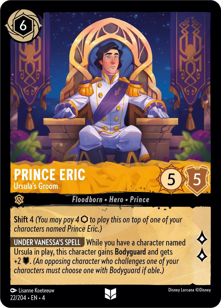 Lorcana - Prince Eric - Ursula's Groom - Ursula's Return (4)