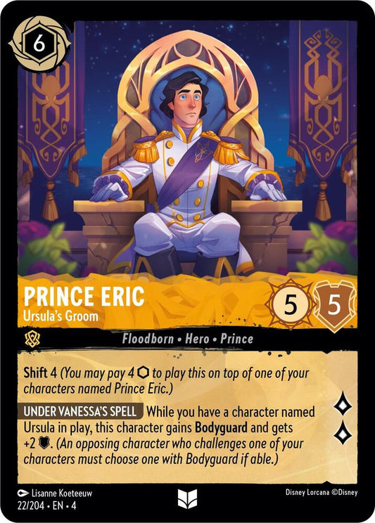 Lorcana - Prince Eric - Ursula's Groom - Ursula's Return (4)